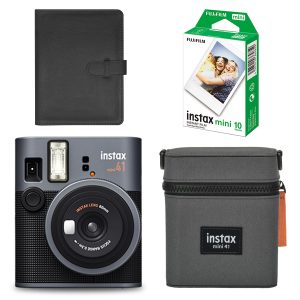 İnstax Mini 41 Fotoğraf Makinası+10'lu film+Çanta+Albüm+Askı+pil