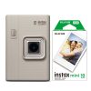 instax Mini Liplay Plus Hybrid Fotoğraf Makinesi +10'lu  (Sand Beige)