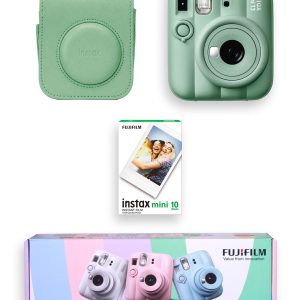 Fujifilm İnstax Mini 13 Fotoğraf Makinesi+Çanta+10 lu Film  (yeşil)