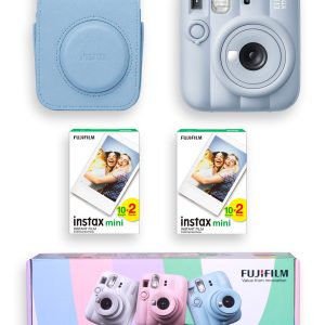Fujifilm İnstax Mini 13 Fotoğraf Makinesi+Çanta+40 lı Film  (mavi)