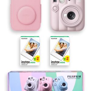 Fujifilm İnstax Mini 13 Fotoğraf Makinesi+Çanta+40 lı Film  (pembe)
