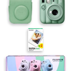 Fujifilm İnstax Mini 13 Fotoğraf Makinesi+Çanta+20 li Film (yeşil)