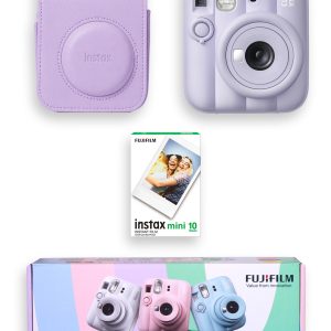 Fujifilm İnstax Mini 13 Fotoğraf Makinesi+Çanta+10 lu Film (lila)